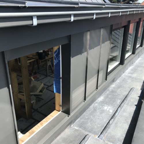Pigmento Grey Plus zinc Roof - EFL Roofing & Conservation