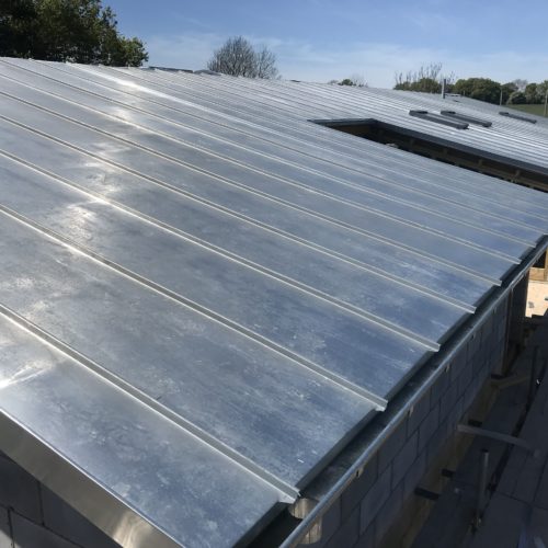 Natural Zinc Barn Roof - EFL Roofing & Conservation