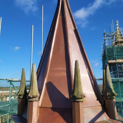 Copper Spire - EFL Roofing & Conservation